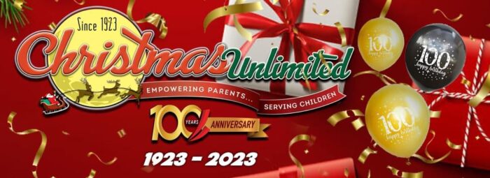 Christmas Unlimited 100 Year Banner